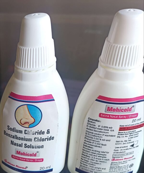 Mohicold Saline Nasal Spray/Drops