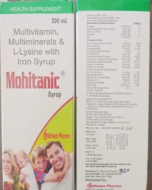 Mohitanic syrup